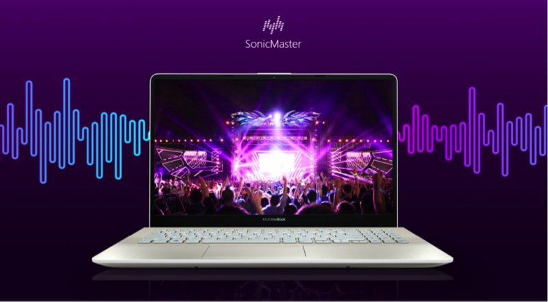 Âm thanh với công nghệ Sonic Master độc quyền của Asus