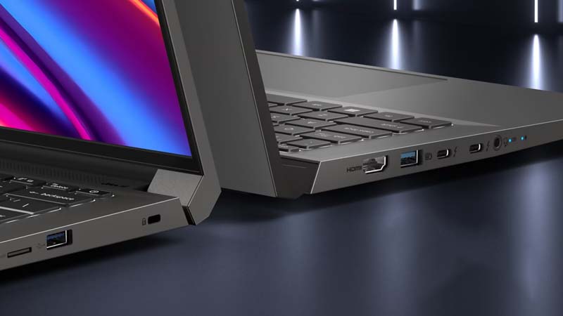 Cổng kết nối của laptop Acer Swift X 14 SFX14