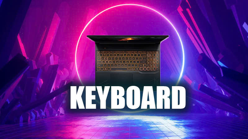 Bàn phím của laptop Acer Nitro V 16 ANV16