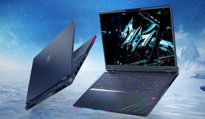 Acer Predator 18 AI - thiết kế