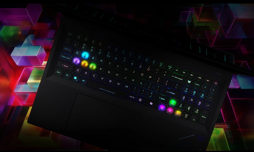 Acer Predator 18 AI - bàn phím touchpad