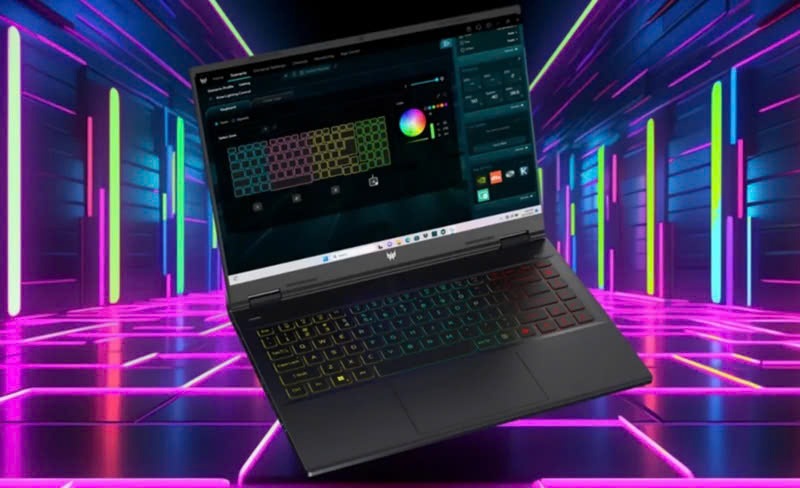 Bàn phím của laptop Acer Predator Helios Neo 14 