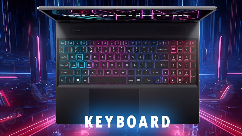 Bàn phím của laptop Acer Predator Helios Neo 16
