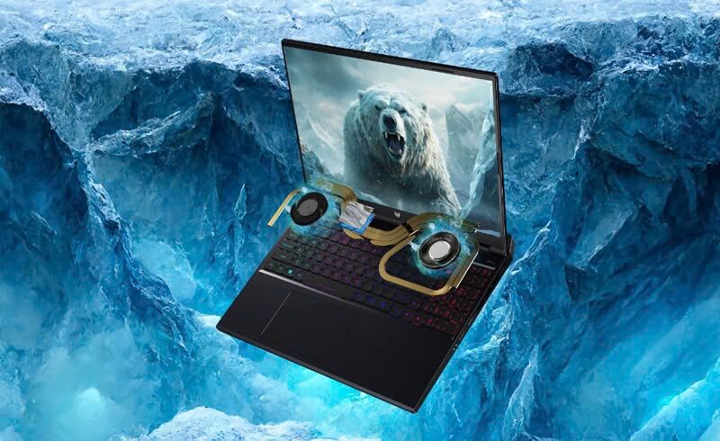 Tản nhiệt của laptop Acer Predator Helios Neo 16 