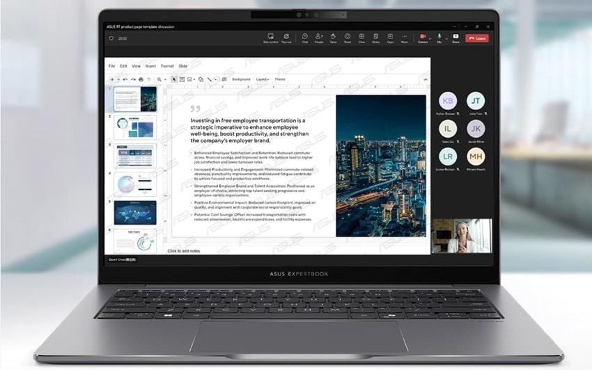 Asus ExpertBook P3405 - màn hình
