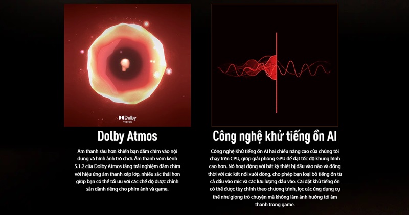 Công nghệ âm thanh của laptop Asus TUF Gaming A14