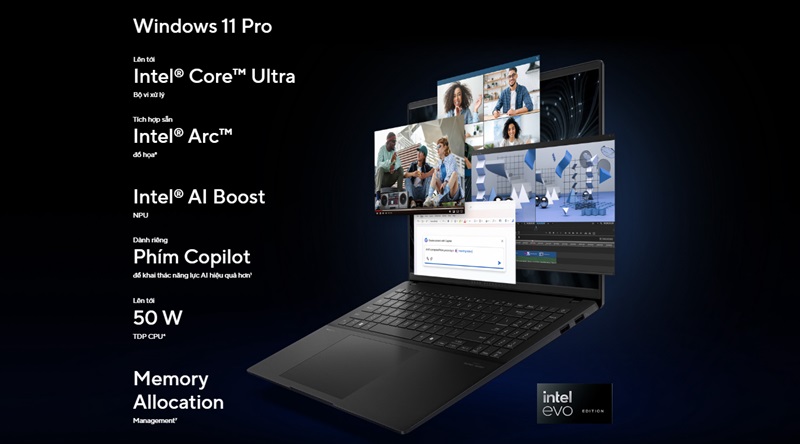 Cấu hình của laptop ASUS Vivobook S 16 OLED S5606