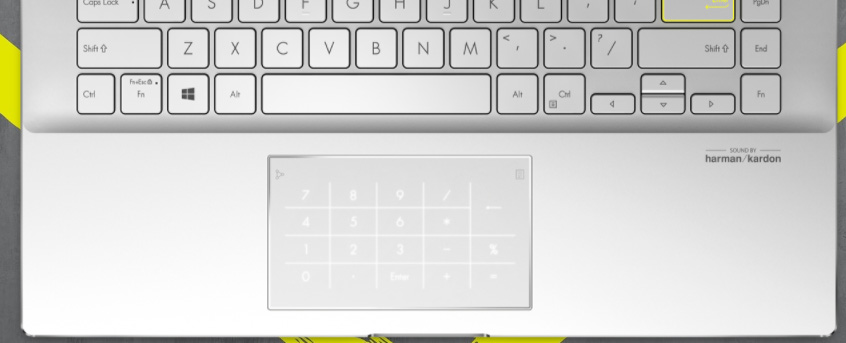  Touchpad của Asus Vivobook S433 vô cùng thông minh