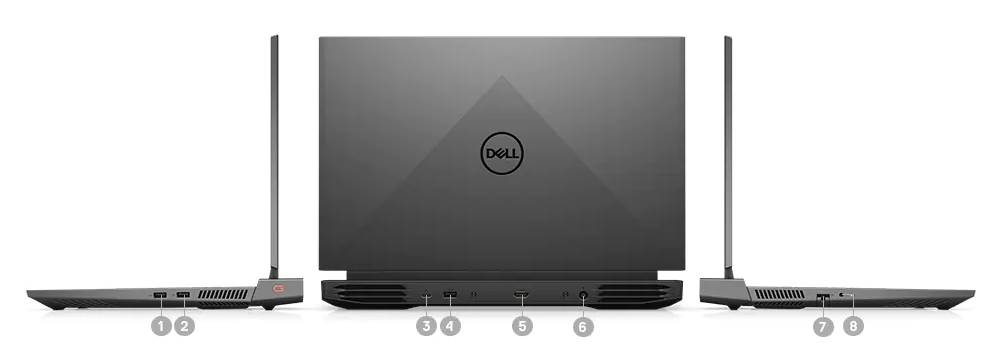 Cổng giao tiếp và chuẩn kết nối của Dell Gaming G5