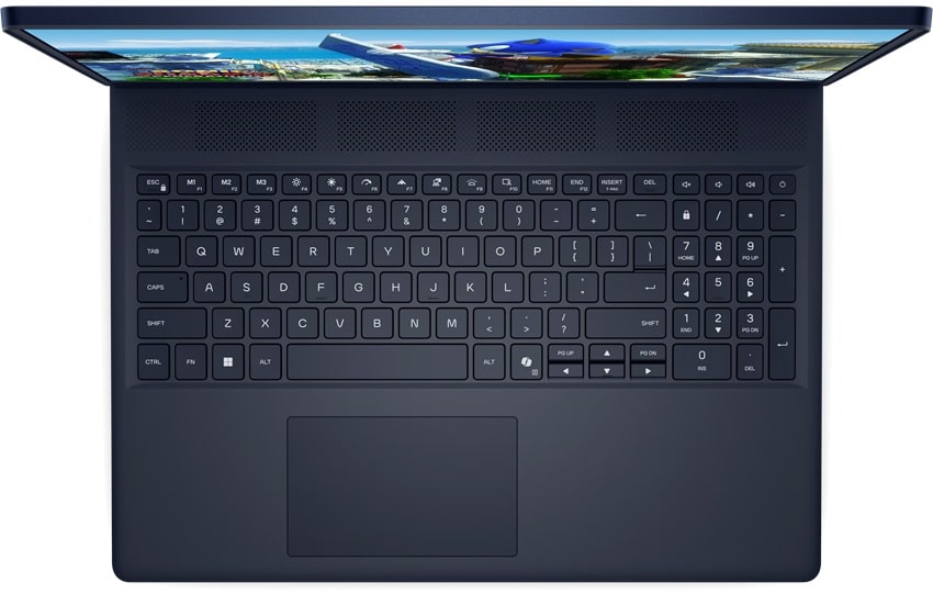 Dell Alienware 16 Aurora - bàn phím touchpad