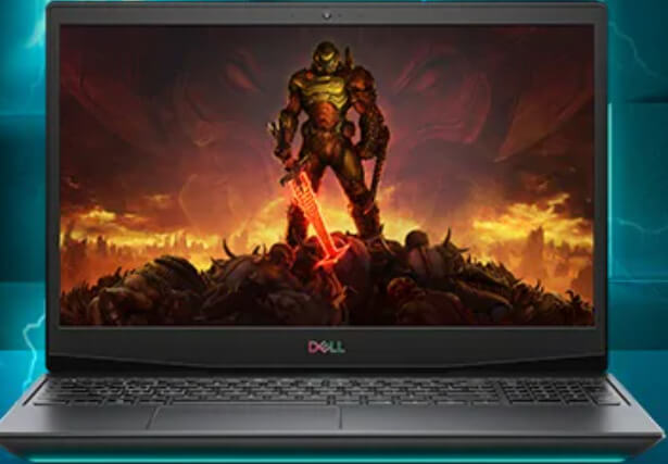 Màn hình LCD của Dell G5 giúp chóng chói tốt 