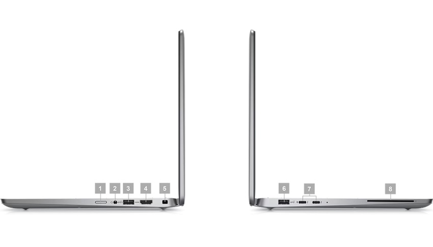 Dell Latitude 5340 - cổng kết nối