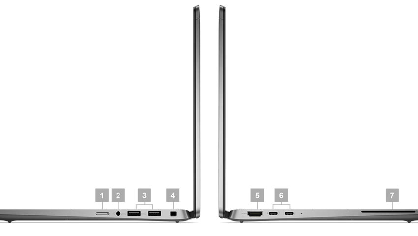 Dell Latitude 7440 - cổng ngoại vi