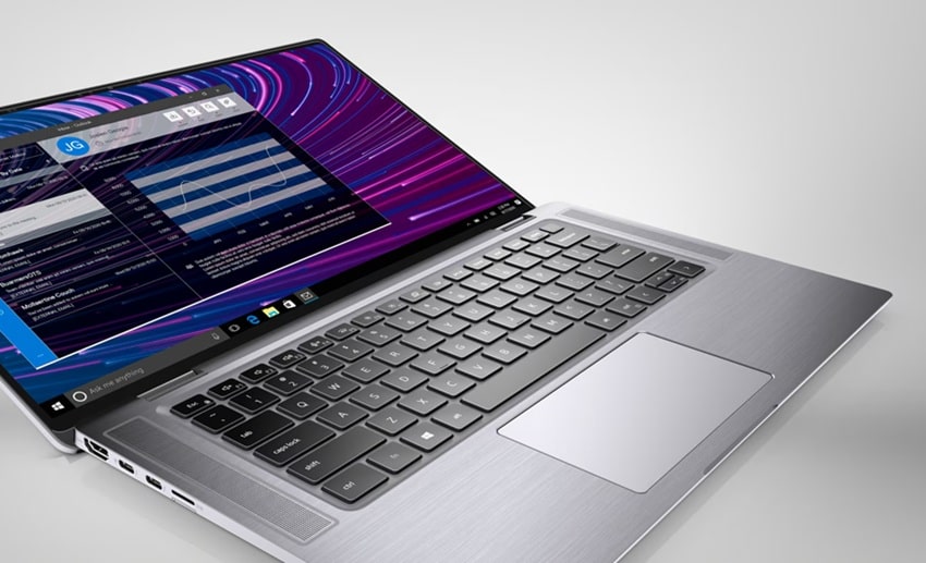 Dell Latitude 9520 - bàn phím touchpad