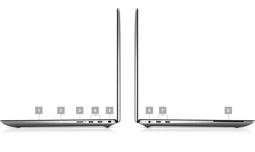 Dell Precision 5470  - cổng ngoại vi