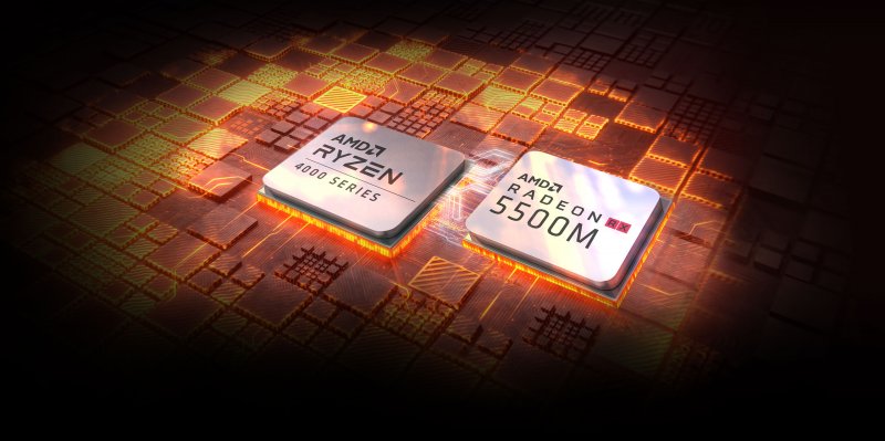 CPU AMD Ryzen 4000 series, Radeon RX 5000M mới nhất