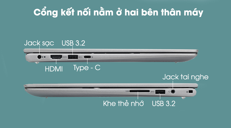 Cổng giao tiếp đầy đủ hiện đại, đảm bảo kết nối