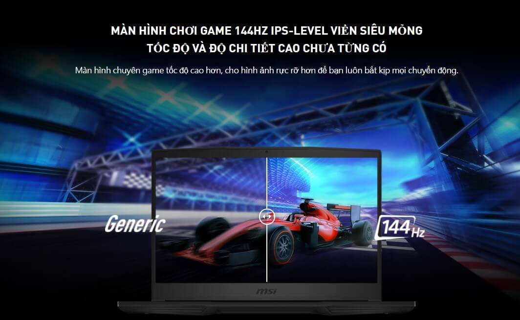 Màn hình game tốc độ và bền bỉ