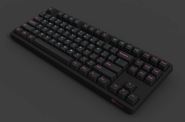 Bàn phím không trang bị led giữ nguyên tông màu đen huyền bí 