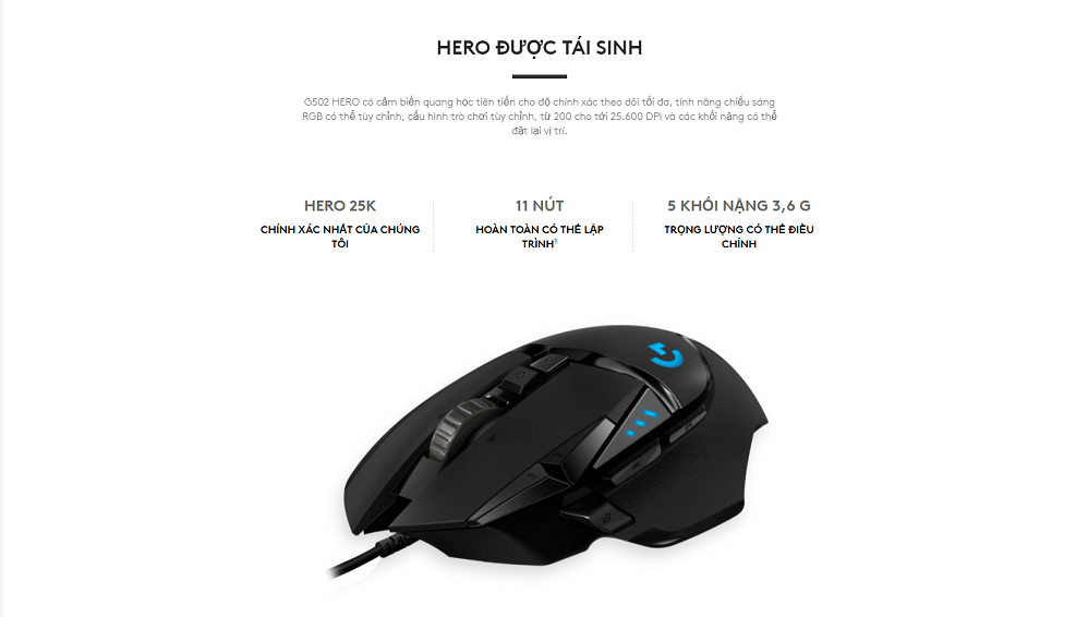 G502 HERO được tái sinh