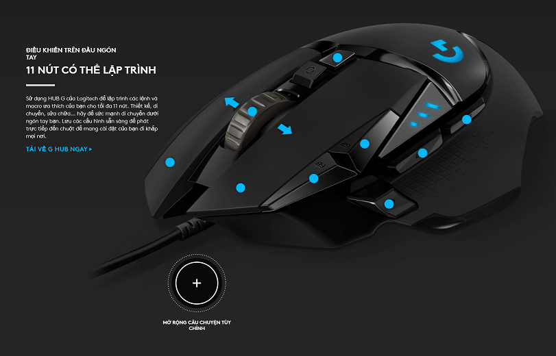 Sử dụng HUB G của Logitech 