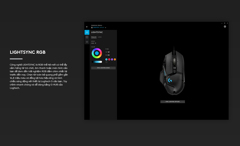 Công nghệ LIGHTSYNC là RGB