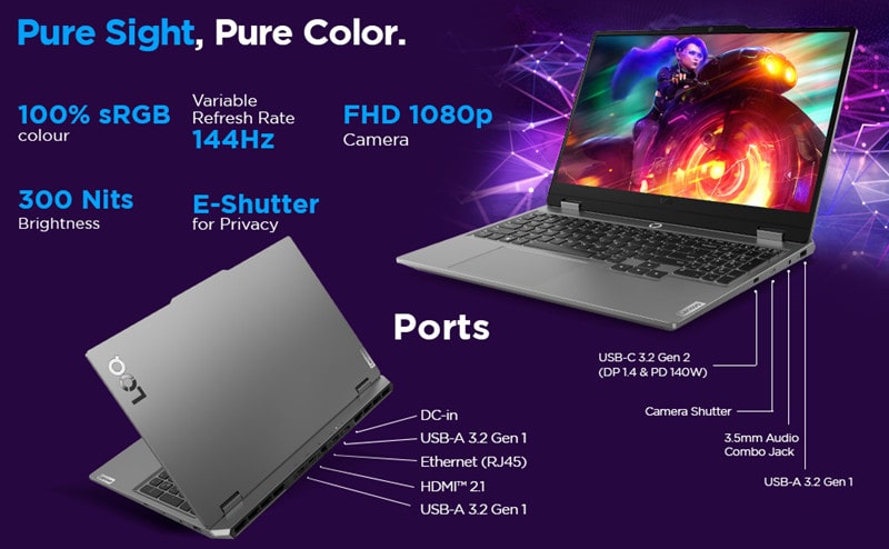 Lenovo Gaming LOQ 15IAX9 - LCD