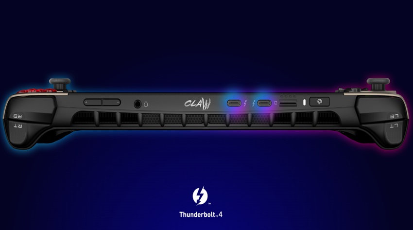  MSI Claw 8 AI+ A2VM - cổng kết nối