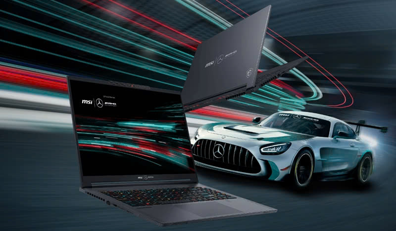 Thiết kế của laptop MSI Stealth 16 Mercedes AMG
