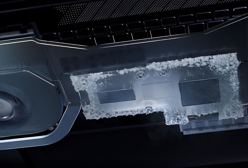 Tản nhiệt của laptop MSI Stealth 18 AI Studio