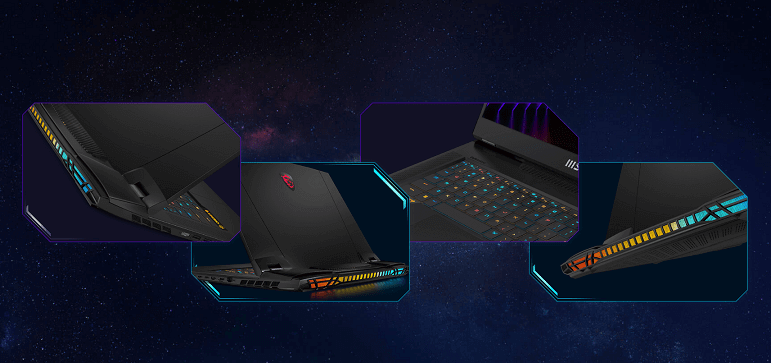 MSI Titan GT77 - thiết kế