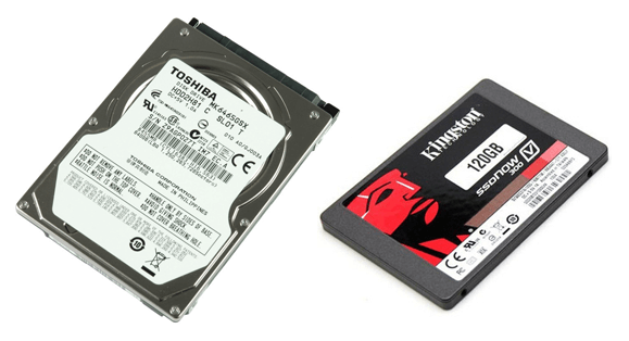 Ổ đĩa cứng HDD và ổ SSD