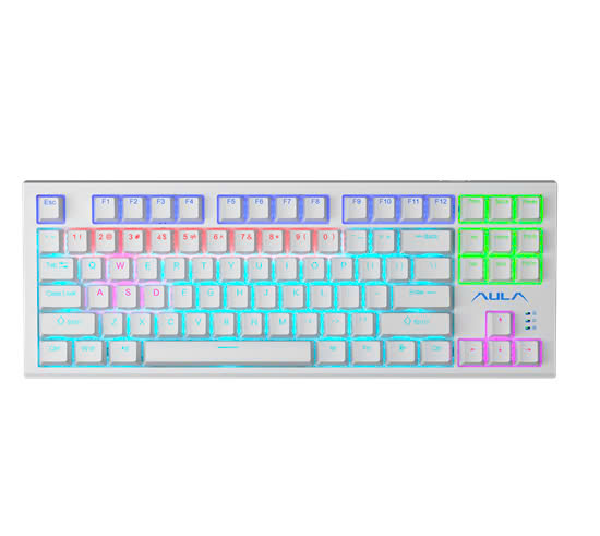Keyboard Aula F87 - LED RGB và TypeC | HÀNG CHÍNH HÃNG, MỚI 100% ...
