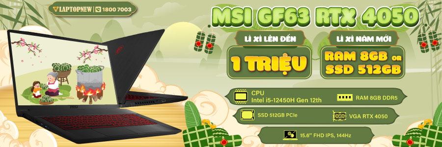 MSI GF63 RTX 4050