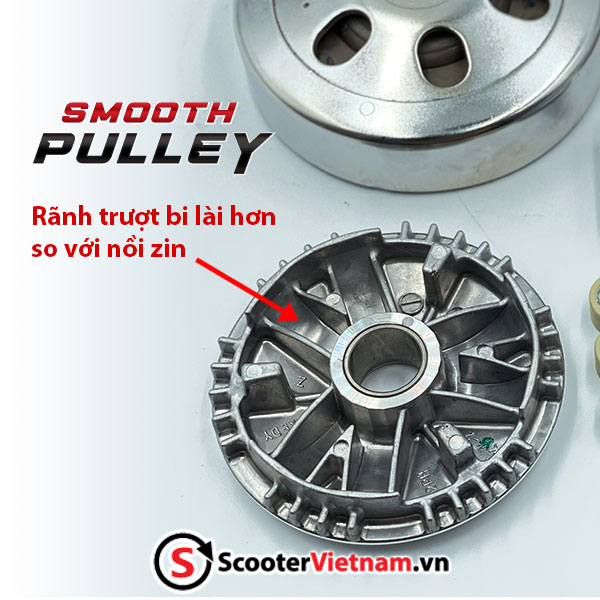 Nồi Xe Tay Ga Smooth Pulley Lắp Cho Yamaha Grande Bảo Hành 20000Km  Scootervietnam.Vn