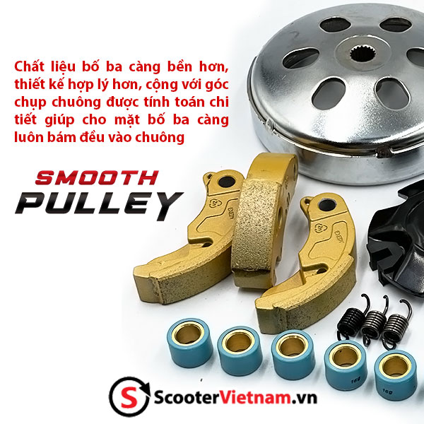 Nồi Xe Tay Ga Smooth Pulley Dành Cho Xe Air Blade 125 Bảo Hành 20000Km  Scootervietnam.Vn