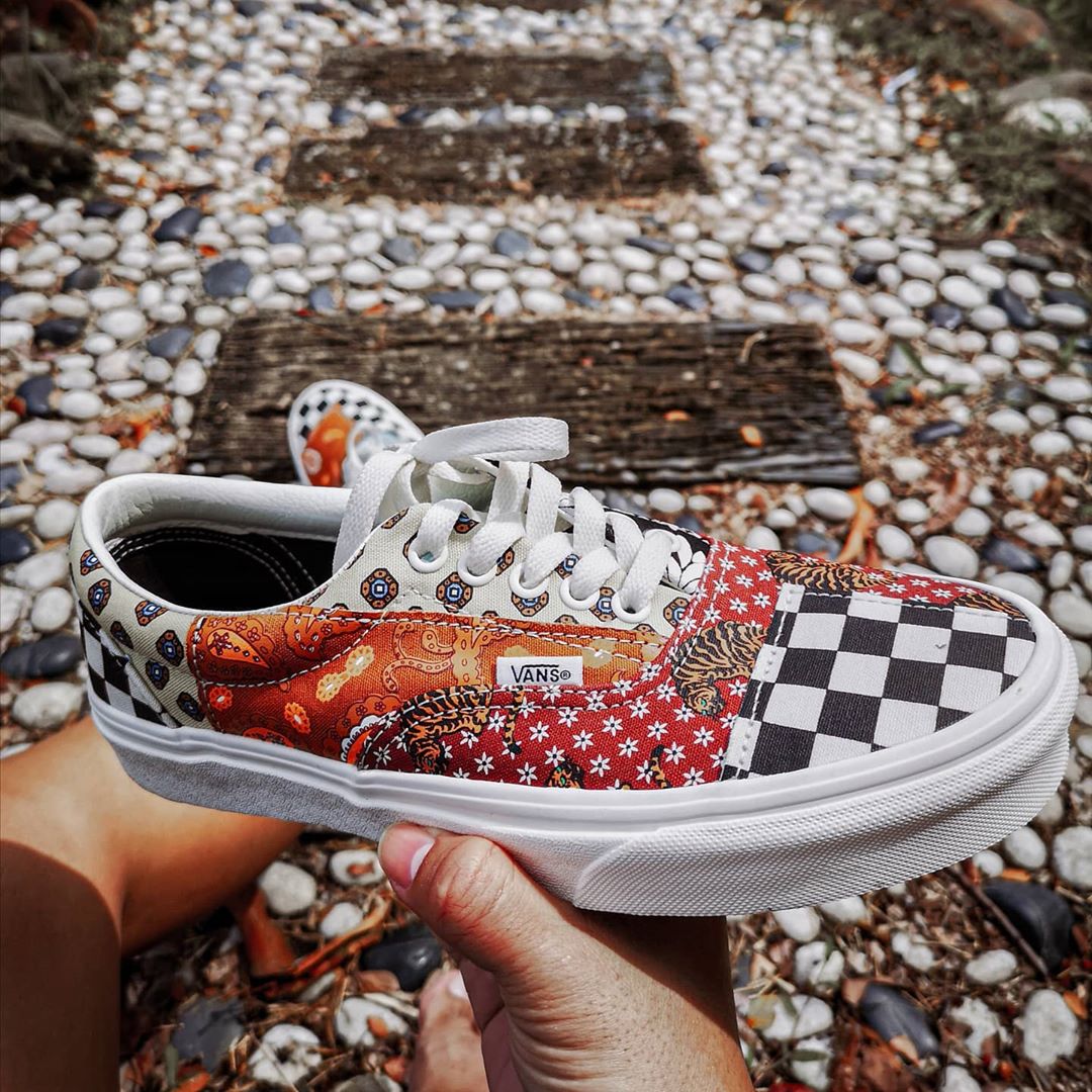 Vans new shop era patchwork