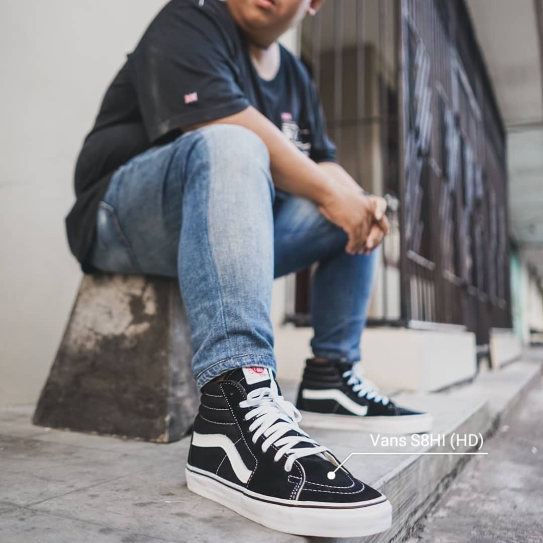 Vans Sk8 Black White