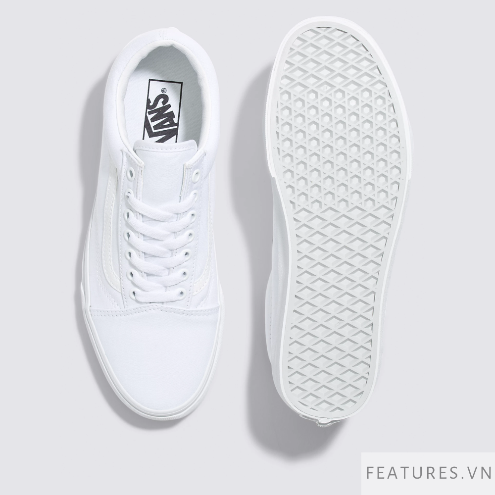 Vans old school clearance trắng