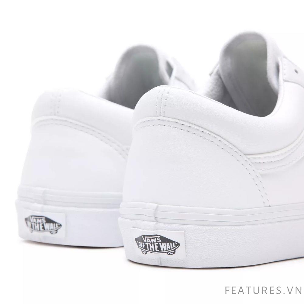Vans Old Skool Classic Tumble All White Features Vietnam Vans Old Skool Classic Tumble All White Features Vietnam