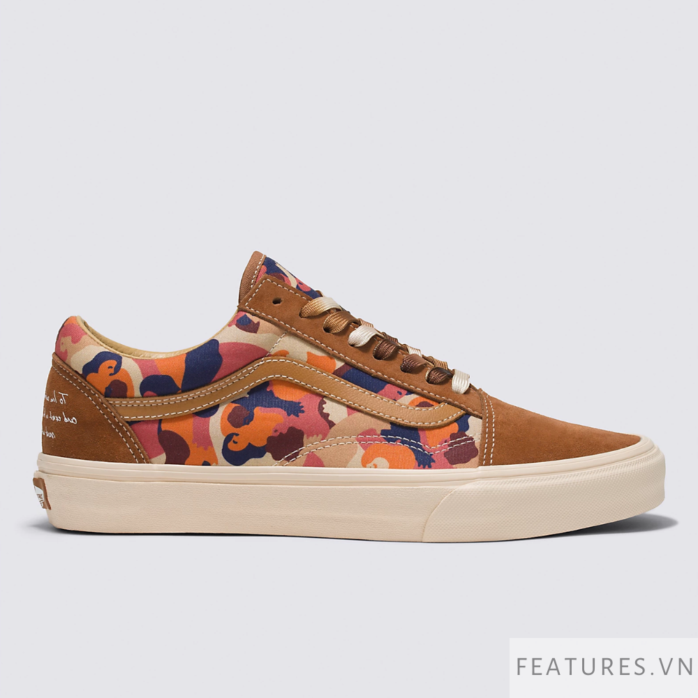 Vans Old Skool Queer Poets Tyris Winter Camo Brown Features Vietnam