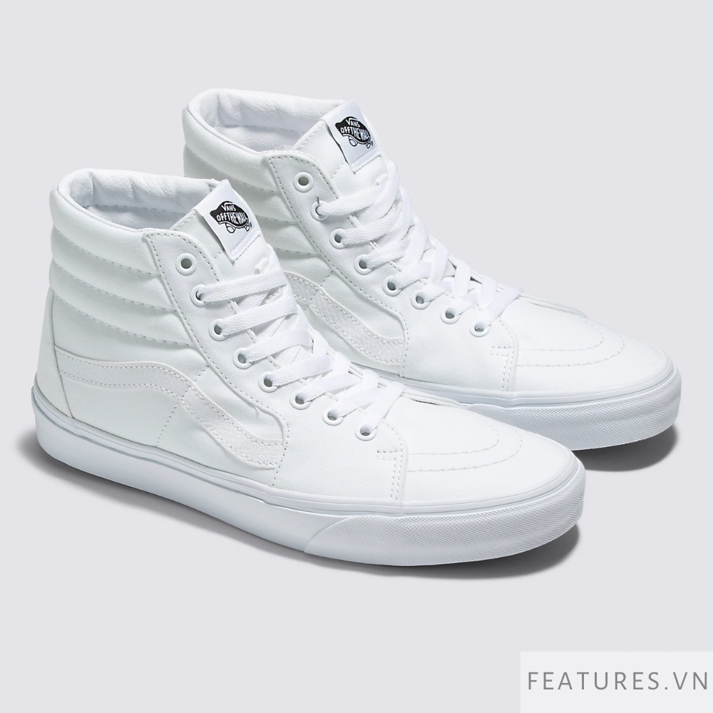 Vans skate hi all white deals