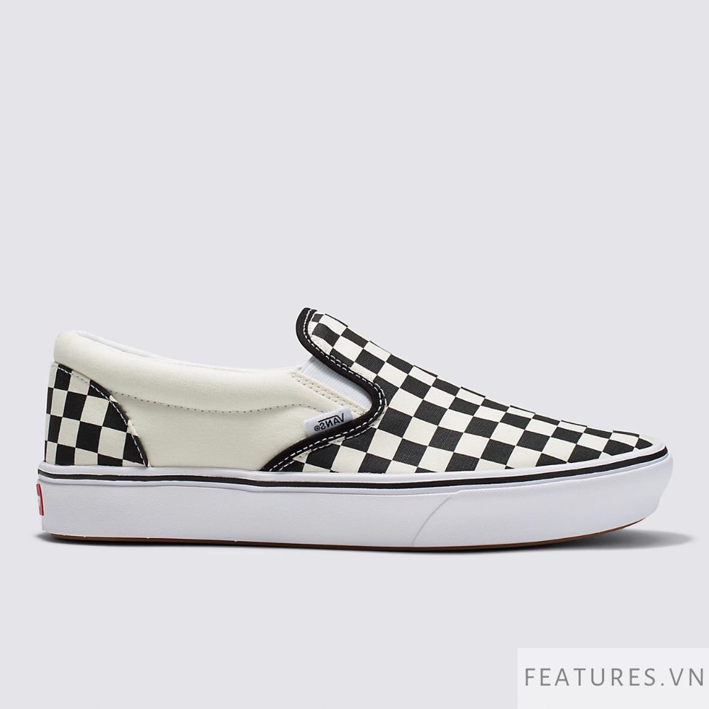 Vans Slip on Checkerboard Comfycush Black White Features Vietnam Vans Slip on Checkerboard Comfycush Black White Features Vietnam
