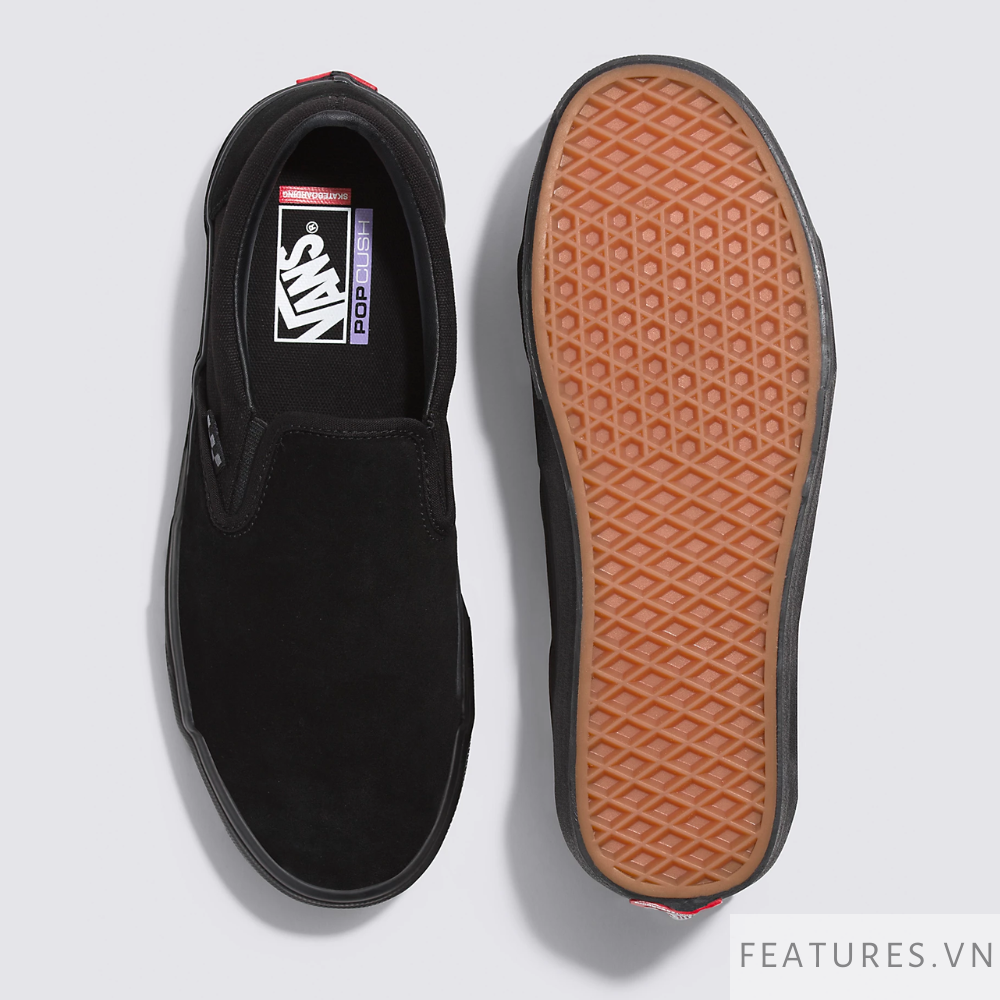 All black vans slip cheap on pro