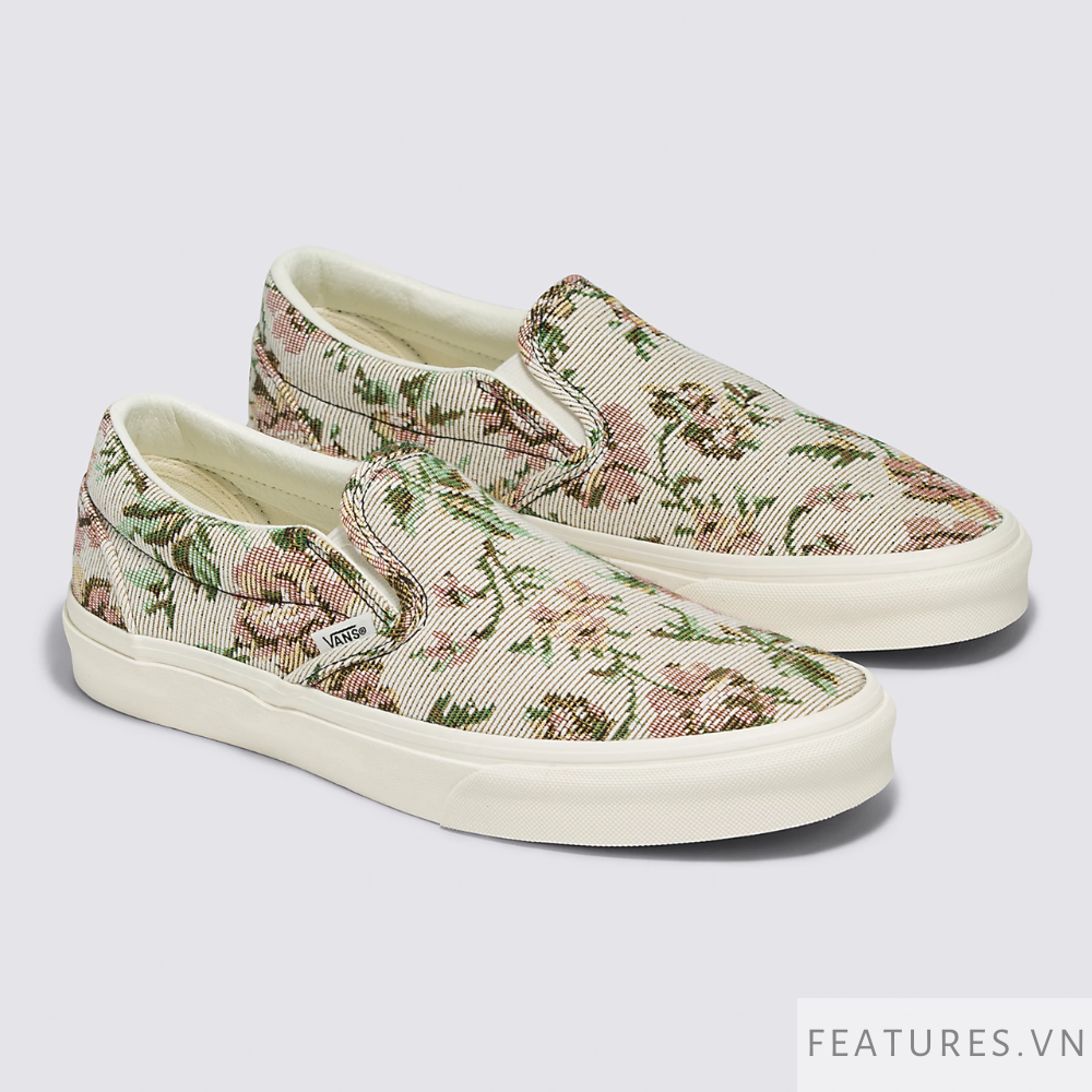 Vans tapestry slip on hotsell