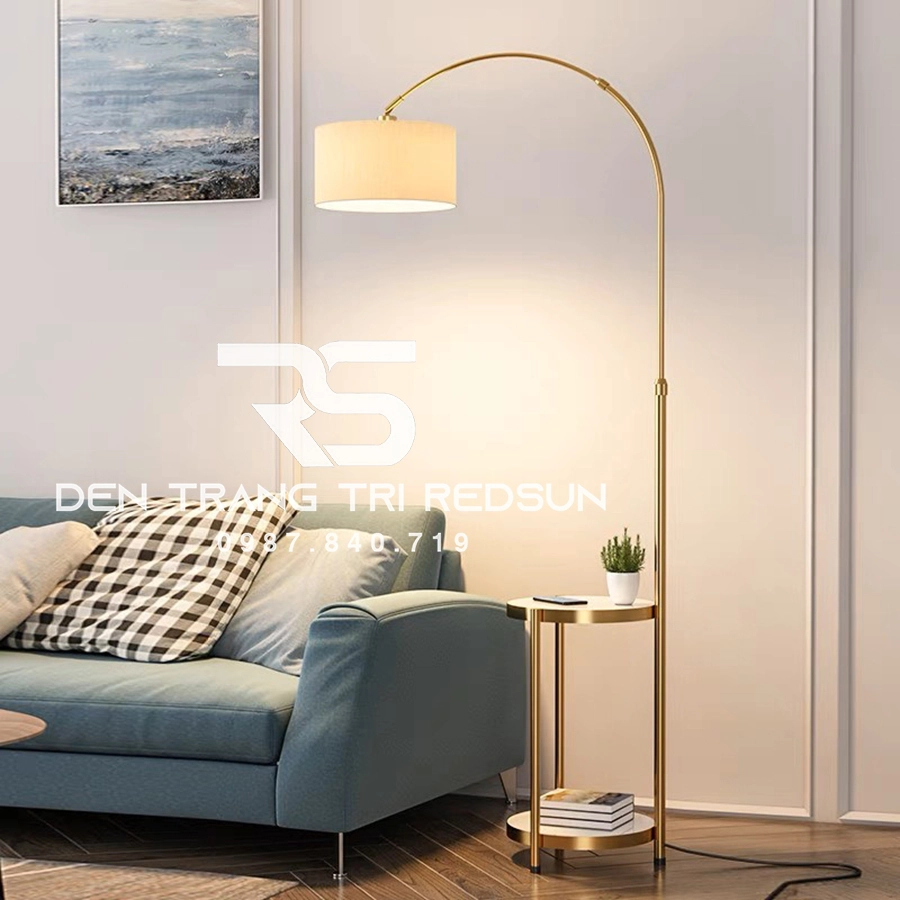 Mẫu đèn góc sofa cho không gian hiện đại 