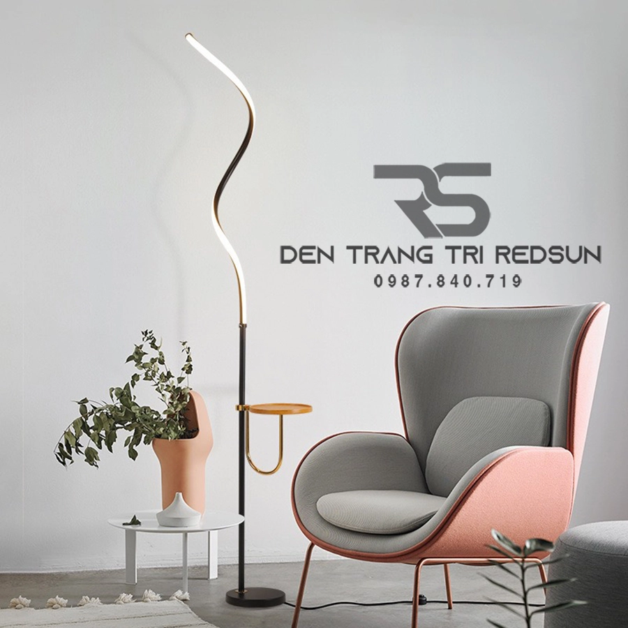 Thiết kế đèn góc sofa ấn tượng 