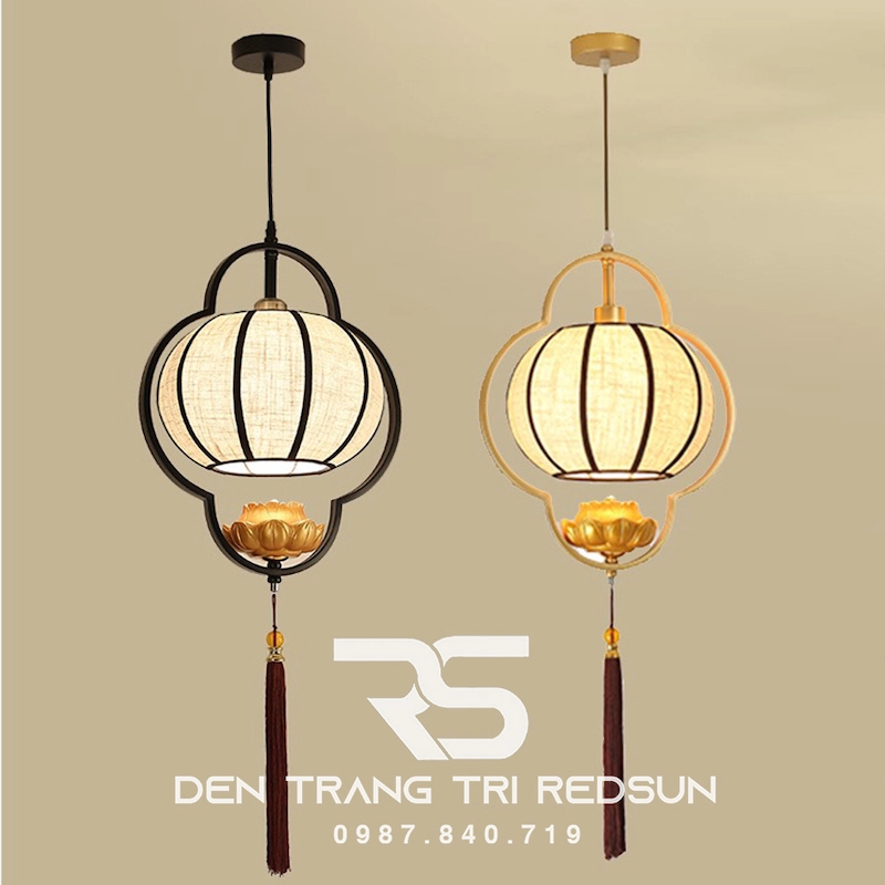 Đèn thả phòng ngủ phong cách Indochine