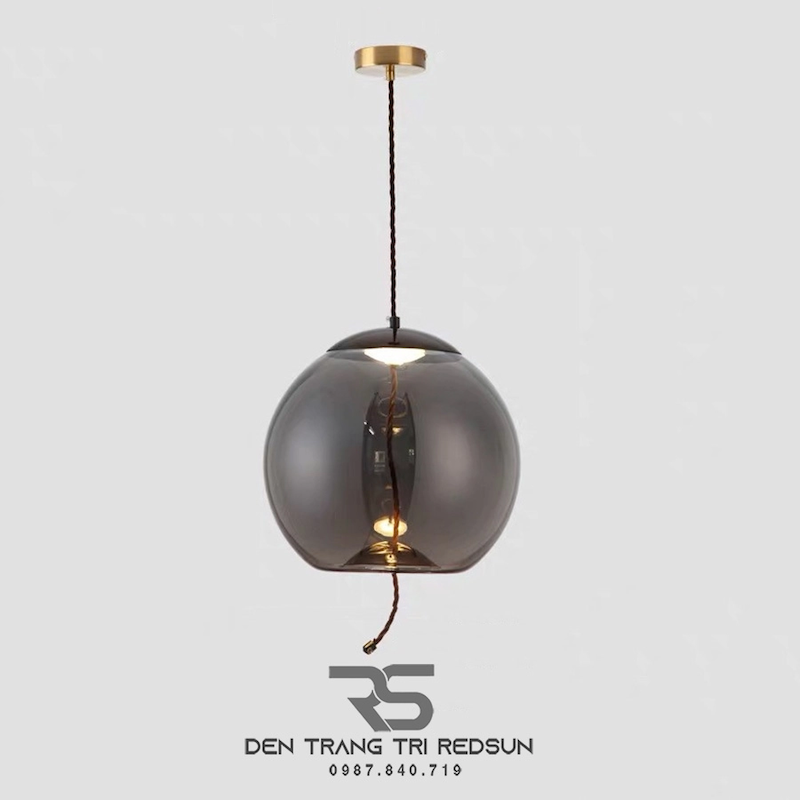 Đèn thả đầu giường thiết kế đơn giản
