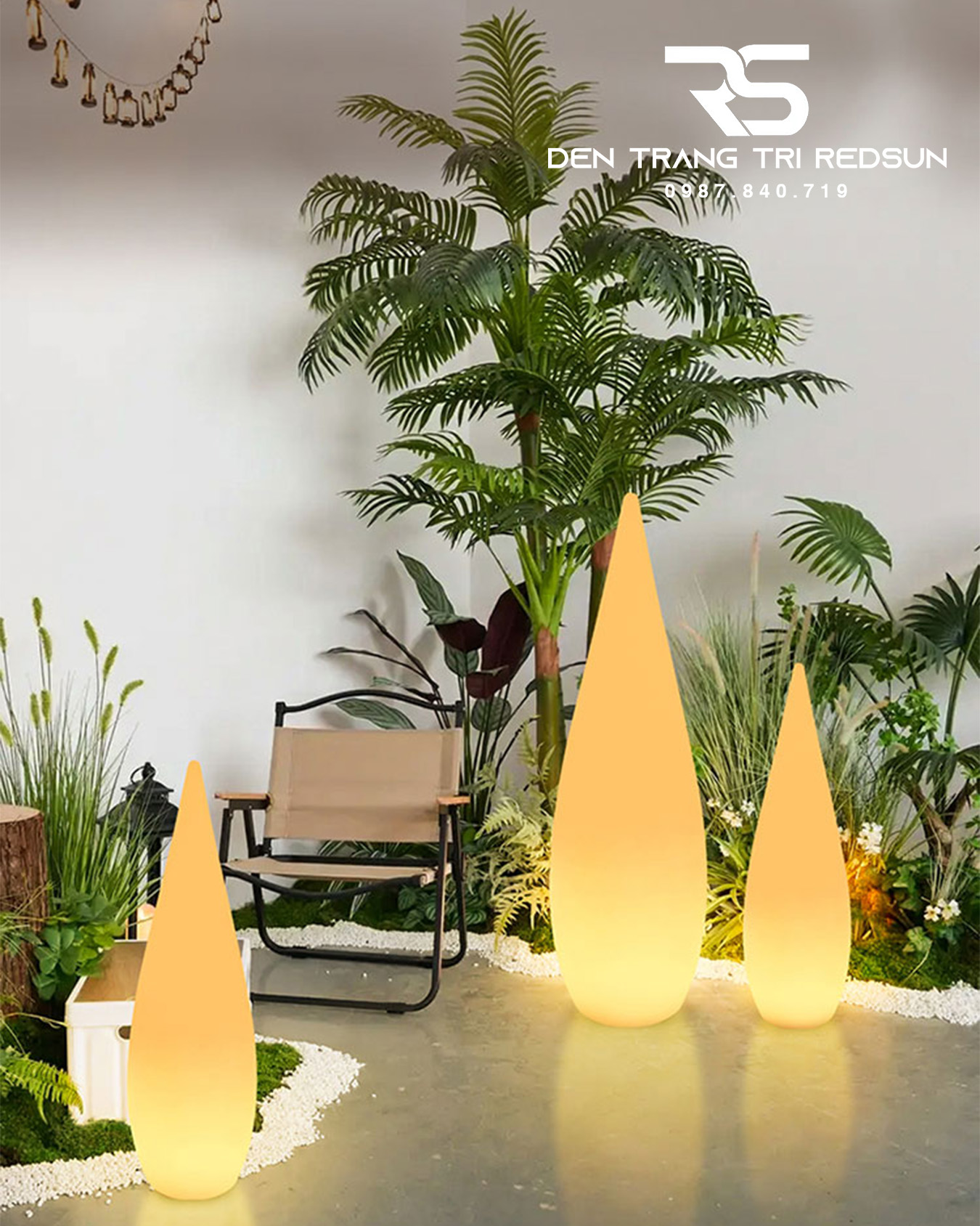 den-san-hien-dai-trang-tri-trong-nha-san-vuon-canh-quan-ngoai-troi-hinh-giot-nuoc-ds2054